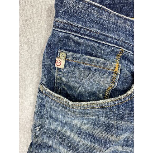 AG Adriano Goldschmied Jeans Men Tag 32 Actual 33x26.5 Blue Protege Straight USA - Picture 3 of 15
